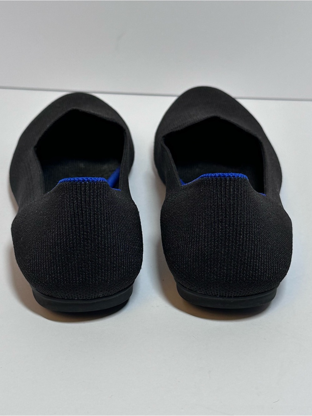 Rothy’s The Loafer Black Honeycomb Round Toe Slip On Flat Shoes Womens Size 10 - Picture 6 of 8